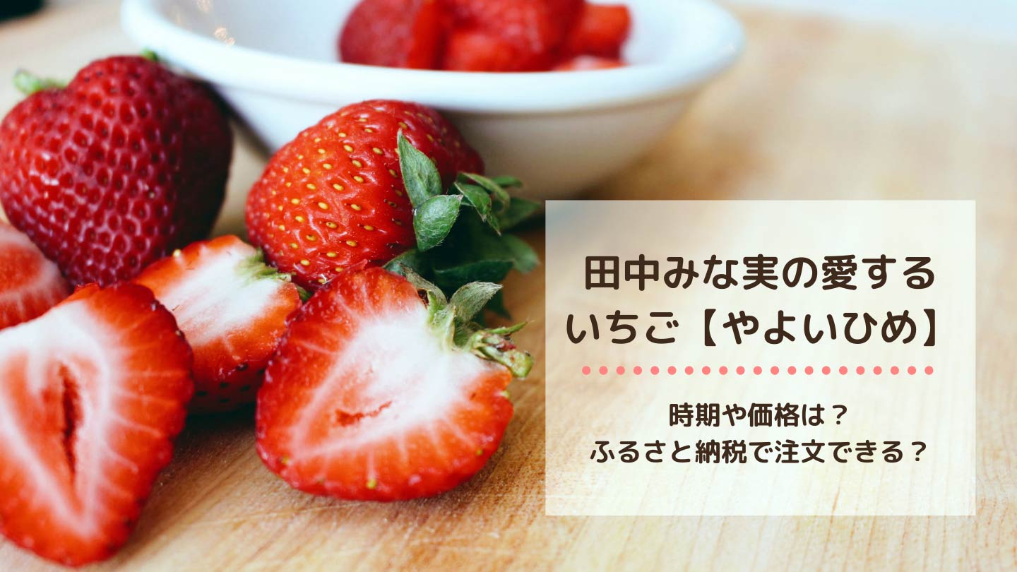 田中みな実の愛するいちご やよいひめ の時期や価格は ふるさと納税で注文できる キレイゾク