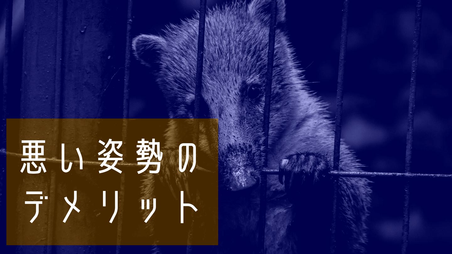 悪い姿勢のデメリット